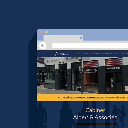 Site internet – Cabinet Albert
