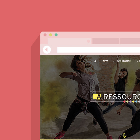Site internet – La Ressourcerie Fitness Club
